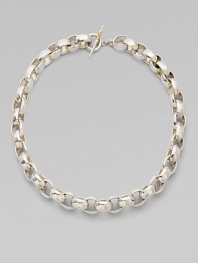 A statement piece with a classic design. Sterling silverLength, about 20Toggle clasp closureMade in Italy 