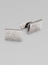 A sleek and smart money clip with a bold logo design.BrassImported
