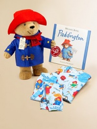 Bedtime has never been this fun with this charming Paddington set including a story book and printed pajama set.Cotton crewneck pajamas Machine wash Hardcover book Recommended for ages 2-6X Made in USAPlease note: Plush doll sold separately. 
