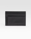 EXCLUSIVELY OURS. A standard-bearer of classic style, crafted in our own pebbled calfskin leather. A slim-line design in our own pebbled calfskin leather that slips easily into any pocket. Two card slots 4 X 3 Imported 