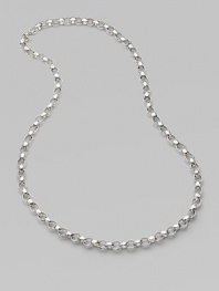 From the Glamazon Collection. Extra-long sterling silver links to wear as a single strand, doubled-up or combined with other strands.Sterling silver Length, 53½ Made in Italy