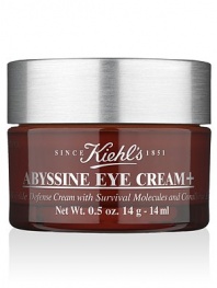 This gentle formula helps reduce the signs of aging by minimizing the appearance of wrinkles in the eye area.Combining Abyssine and Corallina extract, our formula provides instant moisturization and diminishes the look of fatigue. Tested under opthamologist and dermatologist control. 0.5 oz.