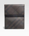 Signature smoked check pattern covers your tablet in a stylish manner.Snap-button closurePVC8W x 11H x 1DImported