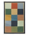 A checkerboard of color makes this rug a dynamic addition to every room! Designed for high-traffic spaces, the Highlands rug is durable, reversible, and meticulously hand-woven from wool and cotton yarns.