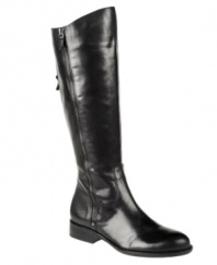 Pony up a polished look. The Rocket riding boots by Franco Sarto lend easy sophistication no matter how you style them.