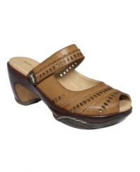 The perfect traveling companion. With cutout details across the rich, leather Mary Jane silhouette, the Sightseer sandals by Jambu are a comfortably stylish all-day choice no matter where your adventures lead.