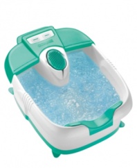 Spa treatment... at home! Sink your feet into a luscious bath of hot bubbles, soothing vibrations and deep tissue massaging. The super quiet operation of this relaxing foot bath lets you experience the ultimate in comfort. 1-year warranty. Model FB30.