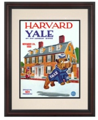 A battle of brains and brawn, the Harvard-Yale football rivalry was as fierce in 1956 as it is today. A great piece for Bulldogs alum, this restored cover art from that year's Ivy League matchup will be a hit by the big screen or in the office.