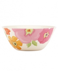 In an inspiring display of alluring watercolors, this serving bowl offers a bright, contemporary addition to your table. Mix and match across the Lenox Floral Fusion dinnerware collection for a stunning presentation. Qualifies for Rebate