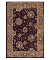 A beautifully detailed motif teeming with lush botanicals enlivens your home with old world grandeur. Hand tufted in densely woven polyester and acrylic, this plush area rug from Dalyn will maintain its subtle coloration and rich texture for years to come.