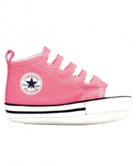 Start your little on off on the right foot with these ever-cool Converse shoes made just for the crib set!
