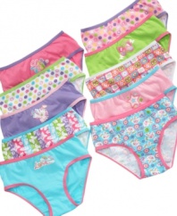 Basics get interesting with this 10-pack of multi-print So Jenni underwear briefs sure to start her day in style.