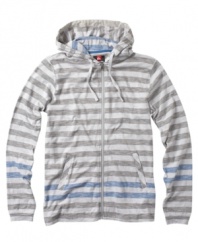 Lightweight layers like this hoodie from Quiksilver take your casual style to the next level.