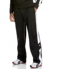 Be the cat's meow in these cool Puma track pants.