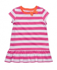 Simple stripes keep this tunic from Carters stylish.