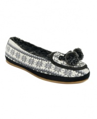 Another reason to hibernate this winter. The Dorm Cozy slippers by Keds keep feet adorably toasty around the house.