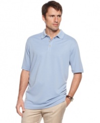 Tommy Bahama's take on the classic polo shirt.