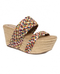 The chunkier and funkier the better. Give your look a boost with the retro-inspired Marylou wedges by Kensie Girl.