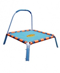Little ones will reach new heights of fun with the Jump Start trampoline from Jamz. A no-spring bounce system ensures safety but lets those bunnies hop to their hearts' content!