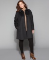Jones New York's plus size coat is ultra-versatile for all of your cold weather wear. Dressed up or down, this jacket never goes out of style. (Clearance)