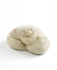 Turning stone to art, the creative minds of Leogane, Haiti carve and sand local soapstone into this womanly, one-of-a-kind paper weight. Put papers in their place or simply admire on a table or shelf. (Clearance)