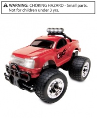 Blue Toy Company takes real-life racing to the next level with the RC Truck! This multi-directional all-terrain monster truck is fast enough for competitive racing and fun enough for everyday play.