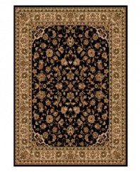 Present a lush transition from room to room with the exquisitely detailed patternwork of the Florence area rug set from Kenneth Mink. Woven of plush olefin for lasting softness and durability. Includes four rugs.