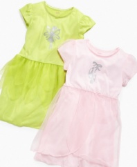 Whether she's your ballerina girl or a little pixie, she'll be light on her feet in this sweet nightgown from Carters.