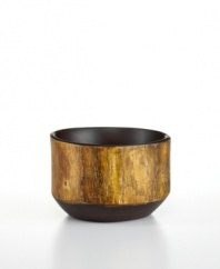 Naturally brilliant, the Einstein Rustic nut bowl is named for the artist and hand-carved from the wood of a fast-growing, renewable obeche tree found in Haiti's gorgeous mountainsides. With a lacquer finish to handle hot and cold snacks. From Heart of Haiti's collection of serveware and serving dishes.