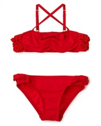 Juicy Couture Girls' Bandeau Top & Bikini Bottom - Sizes 2-12