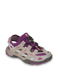 A tough, lightweight shoe designed to take anything your little one can dish out -- even in water.