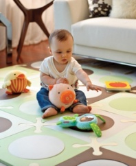 Stimulate your baby's mind with this fun foam tile set. You can customize the size-use 4 tiles or all 20- and buy more than one for even more fun!