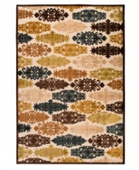 A regal pattern imparts a distinctive, textural touch, steeping your decor in the look of classic refinement. Designed for easy care and long-lasting wear, this striking area rug from Surya will maintain its plush texture even in high-traffic areas.