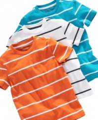 Amp up his casual-wear with one of these standout striped shirts from Greendog.