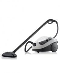 A product of advanced Italian engineering, the Reliable E5 steam cleaner feature a dual-tank design that lets you add water as you clean, so you'll never run dry.  Exclusive CSS(tm) technology delivers powerful, continuous steam using very little water and absolutely no chemicals. The result is a clean, sanitized surface that's safe and healthy, too! One-year warranty. Model E5.