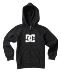 When a basic will do, nothing beats this DC full-zip hoodie. A cool classic.