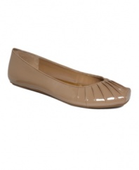 Inspired by dainty toe shoes, the Emmly flats by Jessica Simpson lend a little ballerina style to any look.
