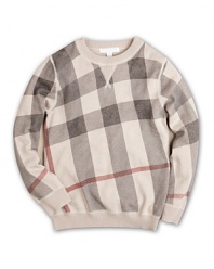 A classic, fall-perfect sweater in Burberry's signature check.