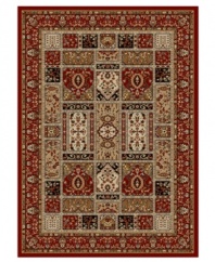 A patchwork of exquisite floral detailing, this Roma area rug set from Kenneth Mink presents this rich, regal look to every room in the house. Woven of plush olefin for lasting softness and durability. Includes three rugs.
