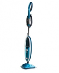 Just floor it to a cleaner space in no time at all. Lightweight and portable, this steam cleaner covers all types of floors with a fully adjustable steam tank that kills 99.99% of harmful bacteria. Armed with microfiber pads to squeeze along baseboards, tight corners and other hard-to-reach crevices. 2-year warranty. Model WH20200.