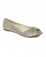 Elegant evening wear and functional flats combine. Rocket Dog puts the best of both worlds into the chic Marian design.