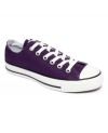 Created in 1917, the classic Chuck Taylor All Star Low Top Sneaker just gets better, and cooler, with age! This Converse Women's Chuck Taylor All Star Sneaker in seasonal purple -- the color of royalty and is available exclusively at Macy's