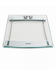 When you weigh your options, this slender glass scale should come second-to-none. Adding a contemporary touch to any décor, this scale delivers accurate weight readings on its 1.3 digital LCD display. Lifetime warranty. Model SC-405.