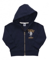 This hoodie from Carters will give him a simply cool layered look he'll love.
