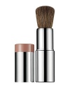Portable, all-in-one brush and blush, available in six natural-looking shades. Swivels up to reveal a full brush, pre-loaded with cheek colour contained right in the cap.