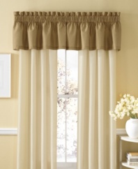 Escape into an enchanting oasis every night with Martha Stewart Collection's Florentine Swirl window treatment set. Light and dark neutrals are layered for gorgeous contrast and finished with a pole top construction for a look that presents elegance and grandeur.