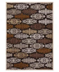 A regal pattern imparts a distinctive, textural touch, steeping your decor in the look of classic refinement. Designed for easy care and long-lasting wear, this striking area rug from Surya will maintain its plush texture even in high-traffic areas.