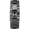 Authentic Burberry Womens Black Stainless Steel Etched Check Watch BU1176