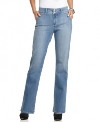 Loosen up this spring with a pair of on-trend bootcut leg jeans from Not Your Daughter's Jeans. A new silhouette, with the same flattering technology you love!