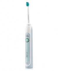 Technology that is white on! Patented Sonic Technology treats your teeth to an incredible clean with every brush, removing plaque along the gumline and deep into the grooves between teeth. Choose a 1-minute on-the-go brushing cycle or a 3-minute extended care brush for outstanding coverage that keeps you clean with 31,000 brush strokes per minute. 2-year warranty. Model HX691102.